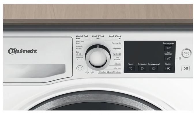 9 kg 6 kg Waschtrockner 1400 U/min WATK Sense 9641N 