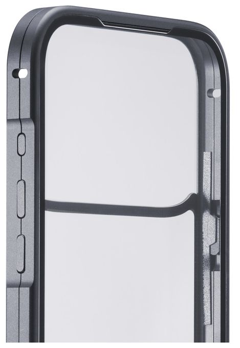 Cover für Apple iPhone 17 Pro Max (Schwarz, Transparent) 360° Glass 