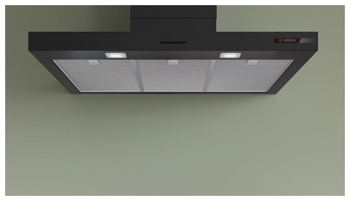 Dunstabzugshaube Wand 90 cm Abluft/Umluft (Schwarz) Serie 4 DWB95CC65 