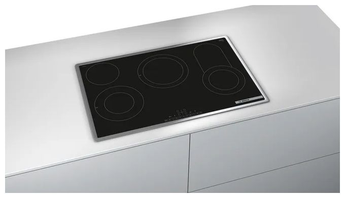 Backofen-Set groß AutoClean Hydrolytisch mit autarkem 80 cm Glaskeramikkochfeld Kochfeld HBD473AB83 (HBA4720B3 + PKC845FP1D) 