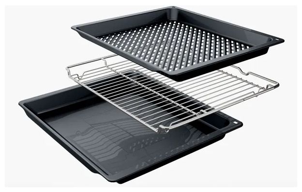 Herdset groß AutoClean mit 60 cm Glaskeramik Kochfeld HND671FH62 (HEG278BB3 + NKN64RGA2E) 