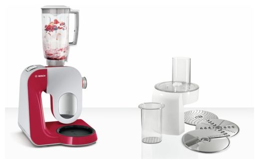 1000 W Küchenmaschine 3,9 l (Grau, Rot, Edelstahl) MUM58720 
