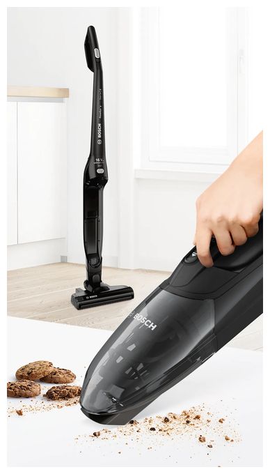 Handstaubsauger Beutellos bis 40 min Laufzeit 14,4 V Zyklonal  Serie 2 BCHF216B (Schwarz) 