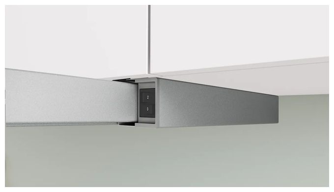 Abluft/Umluft Dunstabzugshaube/Esse Einbau 60 cm (Metallisch, Silber) Serie 2 DFM064W55 