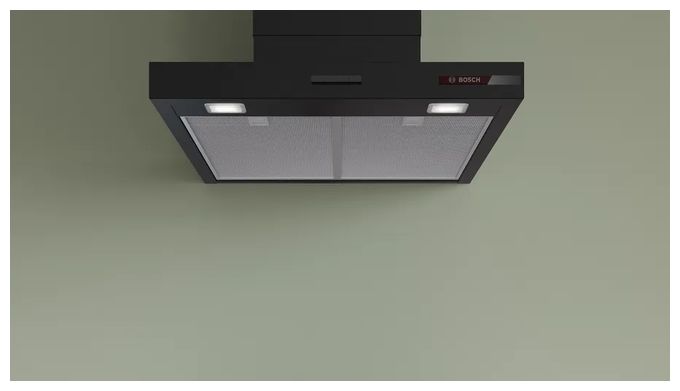 Abluft Dunstabzugshaube/Esse Wand 60 cm (Schwarz) Serie 2 DWB63BC60 