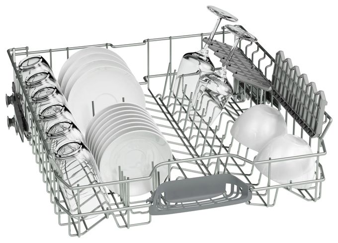 60 cm Geschirrspüler unterbaufähig leise 14 Maßgedecke aquaStop Funktion Wärmetauscher (Edelstahl) Serie 2 SMU2HVS06E 
