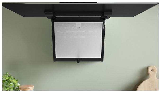 Umluft Dunstabzugshaube/Esse Wand 60 cm (Schwarz) Serie 4 DWK67FN60 