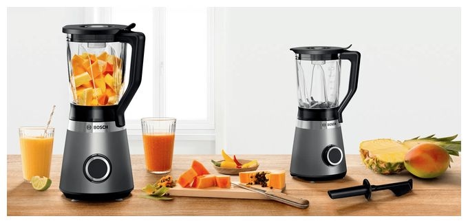1,5 l Standmixer 2 Geschwindigkeiten 1200 W  Serie 4 MMB6172S (Silber) 