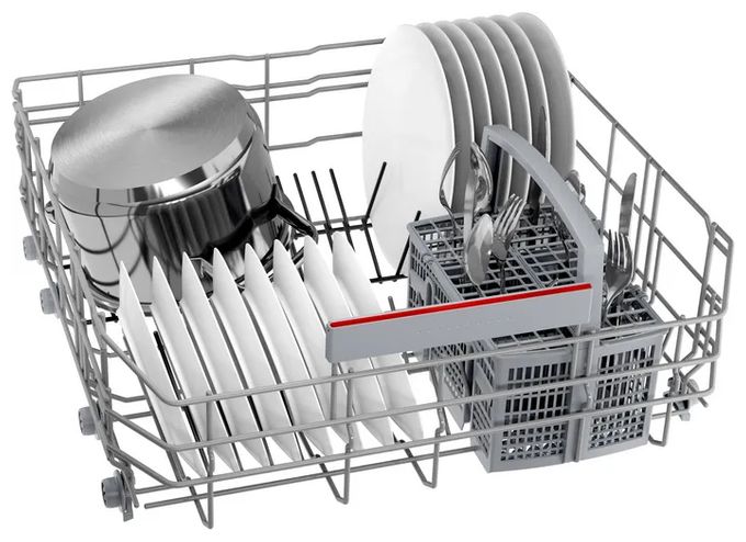 60 cm Geschirrspüler vollintegriert (ohne Front) sehr leise 13 Maßgedecke aquaStop Funktion Wärmetauscher Serie 4 SBV4EB806E 