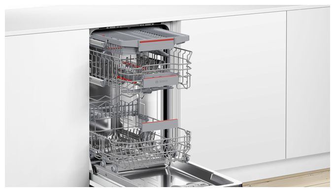 45 cm Geschirrspüler vollintegriert (ohne Front) Leise 10 Maßgedecke aquaStop Funktion Wärmetauscher Serie 4 SPV4HMX49E 