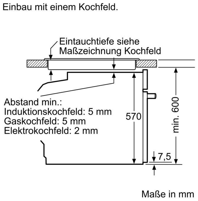 Einbauherd (ohne Kochfeld) groß EEK: A+ AutoClean Serie 6 HEG578BB3 