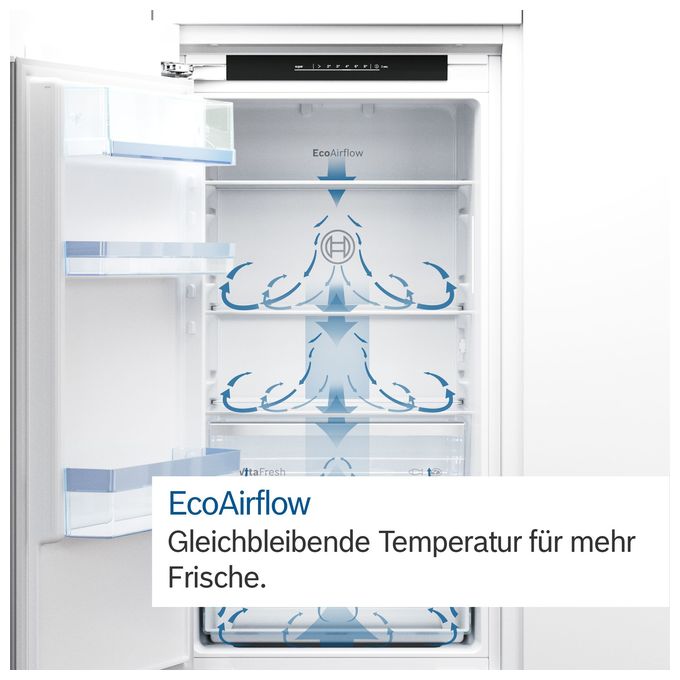136 l 88 cm Einbaukühlschrank EEK: D 74 kWh Jahr Serie 6 KIR21ADD1 