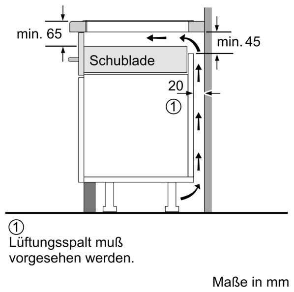 60 cm Glaskeramik Kochfeld/Herdplatte 4 Zone(n) Serie 6 PIX645HC1E autarkes 