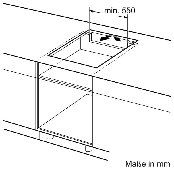 80 cm Induktions Kochfeld/Herdplatte 4 Zone(n) Serie 6 PVS831HC1E autark 