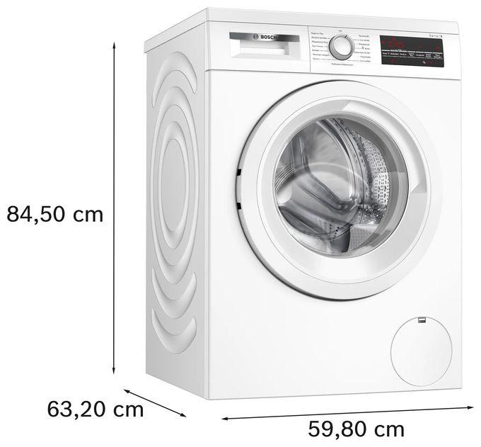 9 kg Frontlader Waschmaschine 1400 U/min aquaStop Funktion Serie 6 WUU28T22 