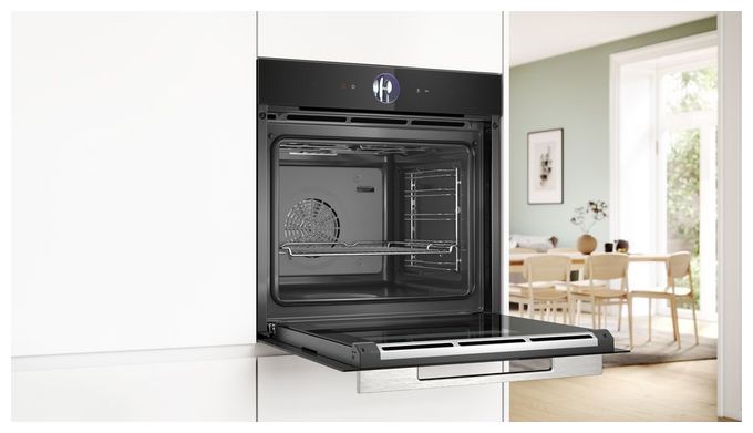 Einbaubackofen groß Dampfgaren AutoClean Serie 8 HSG7361B1 