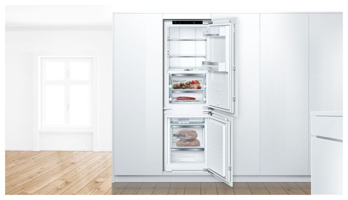 156 l / 67 l 177,5 cm Einbau Kühl-/Gefrierkombination 252 kWh NoFrost Serie 8 KIF86PFE0 