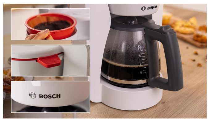 15 Tassen Filterkaffeemaschine 1,2 l  TKA3M131 MyMoment (Weiß) 
