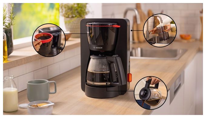 15 Tassen Filterkaffeemaschine 1,4 l  TKA3M133 MyMoment (Schwarz) 