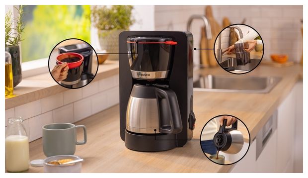 12 Tassen Filterkaffeemaschine 1,1 l  TKA5M253 MyMoment (Schwarz) 