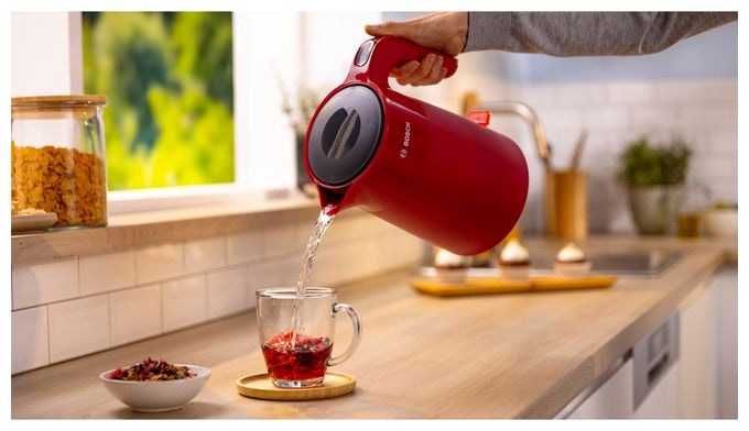 1,7 l Wasserkocher 2400 W  TWK2M164 MyMoment (Schwarz, Grau, Rot) 