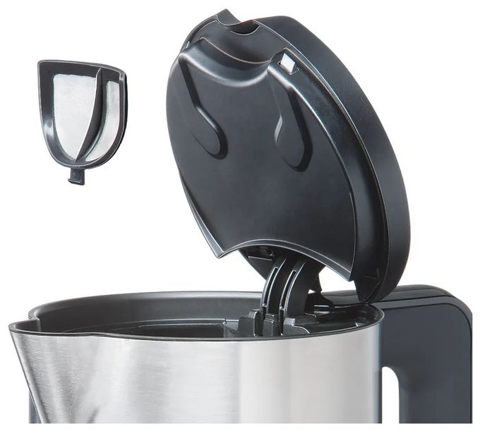 1,5 l Wasserkocher 2400 W (Anthrazit, Edelstahl, Weiß) TWK8611P Styline 