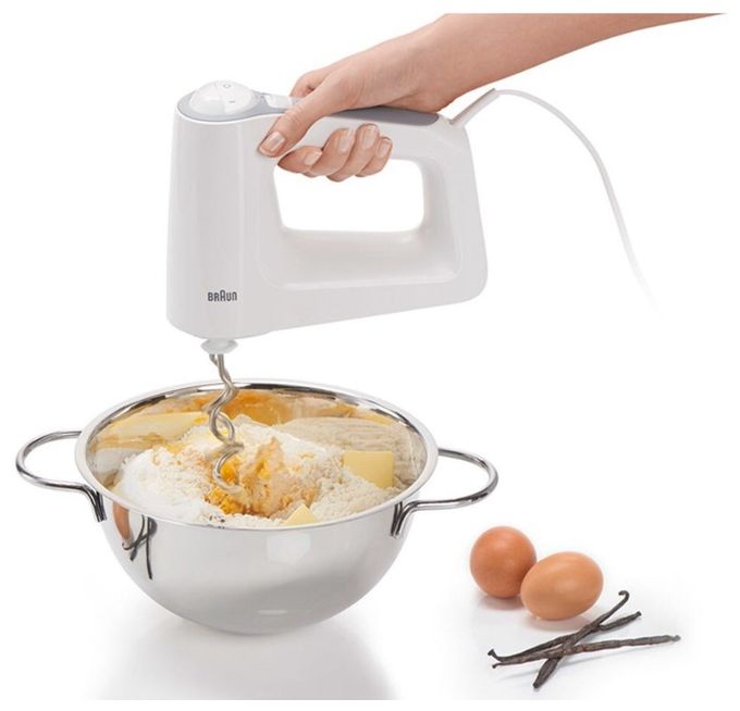 Handmixer 500 W 5 Stufen  HM3135WH MultiMix 3 (Grau, Weiß) 