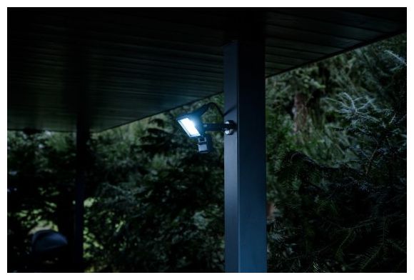 LED Strahler JARO 1060 P (LED Fluter zur Wandmontage für außen IP65, 10W, 1150lm, 6500K, mit Bewegungsmelder) 