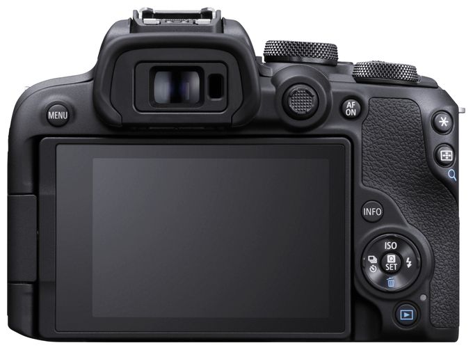 25,5 MP MILC 2,5x Opt. Zoom 7,5 cm Wlan Bluetooth EOS R10 Kit 
