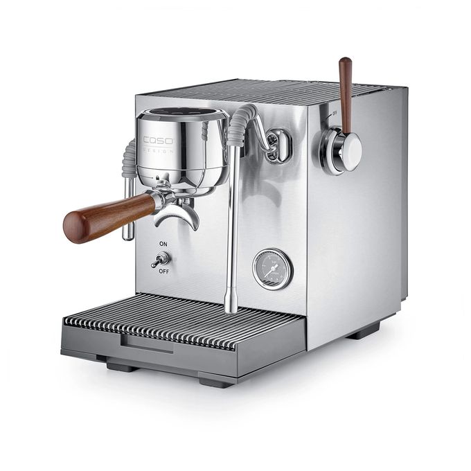 Siebträger Kaffeemaschine 19 bar 3000 W  1825 Espresso Gourmet Advanced (Silber) 