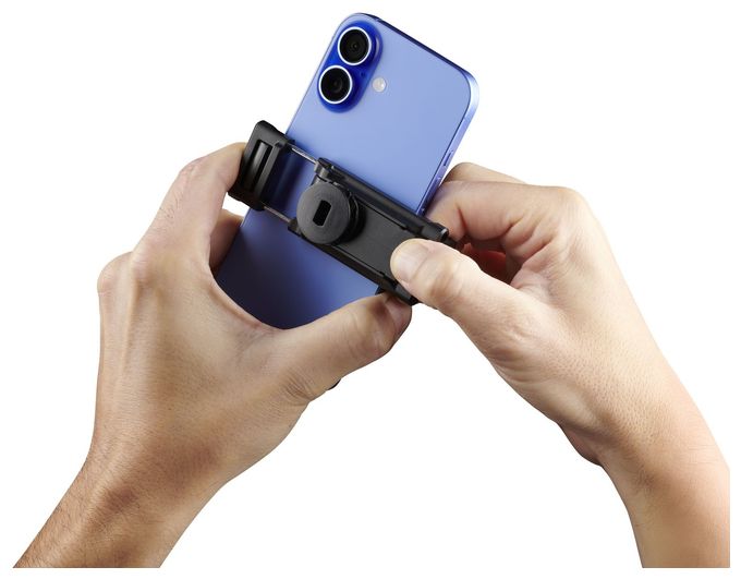 95 mm Universal  Facecam Handyhalterung mit automatischer Gesichtserkennung (Schwarz) 