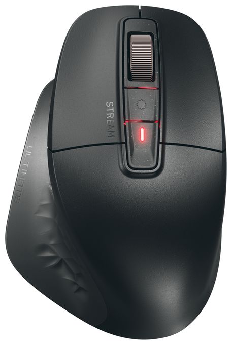 LED Heimbüro Tastatur USB + RF Wireless + Bluetooth 2.4 GHz  Stream Desktop Ultimate (Schwarz) 