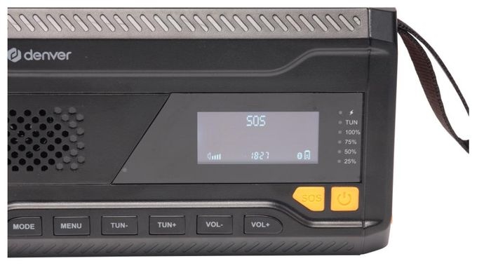 DAB+, FM Radio Tragbar  SCD-2033 (Schwarz) 