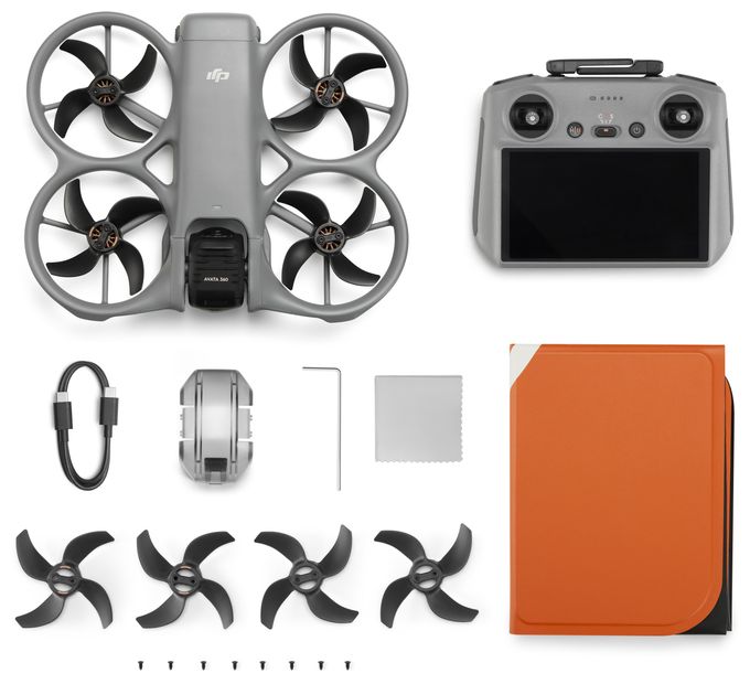 15520 x 7760 Pixel Oktocopter Multicopter/Drohne Flugzeit: 23 min  Avata 360 (DJI RC 2) (Grau) 
