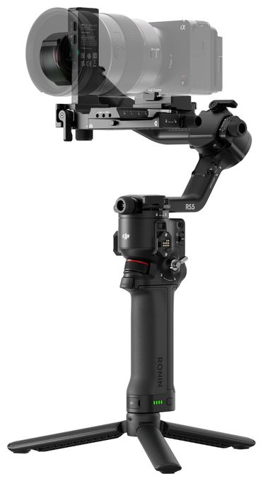 Stativ Gimbal für Kamera faltbar Bluetooth  RS5 (Schwarz) 
