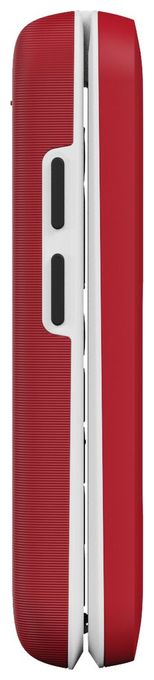 4G Smartphone 7,11 cm (2.8 Zoll) 0,3 MP Single SIM  Leva E30 (Rot, Weiß) 