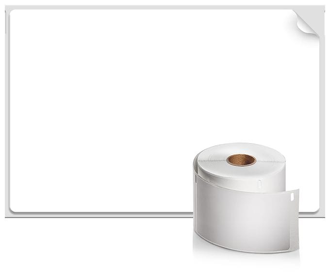 DYMO Original LabelWriter Versand/Namensschild-Etiketten | 102 mm x 59 mm | 2 Rollen mit je 575 leicht ablösbaren Etiketten (1.150 Etiketten) | für LabelWriter 4XL/5XL Etikettendrucker 