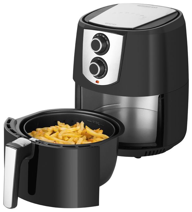 Low Fat Fritteuse 3,5 l 1500 W  AF3501 Crispy (Schwarz) 