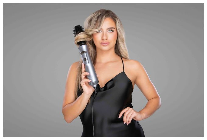 Warmluftbürste 1200 W  Modifica Hairbrush Moonstone (Grau) 