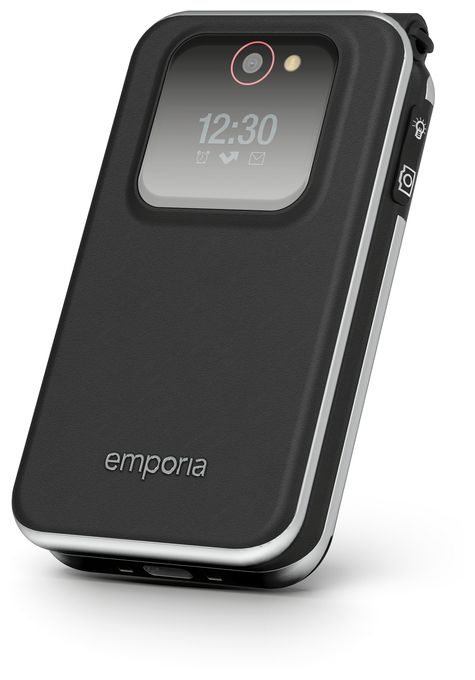 4G Smartphone 7,11 cm (2.8 Zoll) 2 MP Single SIM  Joy V228 Seniorenhandy (Schwarz) 