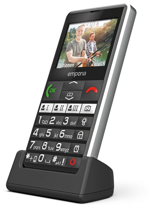 4G Smartphone 5,87 cm (2.31 Zoll) 2 MP Single SIM  Pure V76 (Schwarz) 