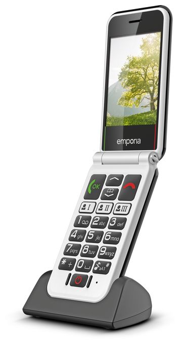 4G Smartphone 7,11 cm (2.8 Zoll) Single SIM  SimpliCity glam (Schwarz) 