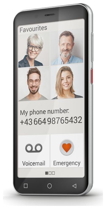 64 GB 4G Smartphone 12,6 cm (4.95 Zoll) 1,8 GHz Android 13 MP Dreifach Kamera Single SIM  SMART.5mini (Schwarz) 