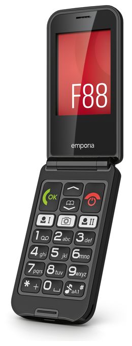 2G Smartphone 6,1 cm (2.4 Zoll 0,3 MP Single SIM  TALK glam (Schwarz) 
