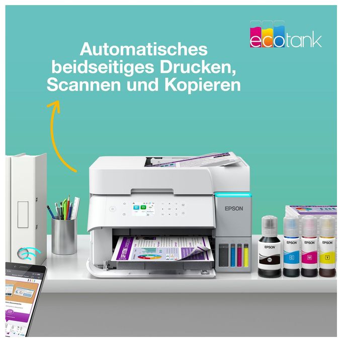 All in One A4 Tintenstrahl Drucker 4800 x 1200 DPI EcoTank ET-3956 