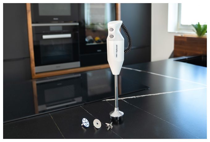 Stabmixer 200 W 2 Stufen (Grau, Edelstahl, Weiß) P200 Profi Zauberstab 