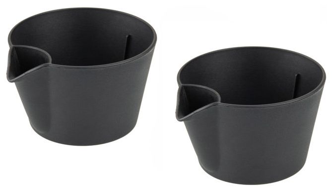 2 Zone(n) mit 225 x 335 mm Fläche  Livero (Schwarz) 