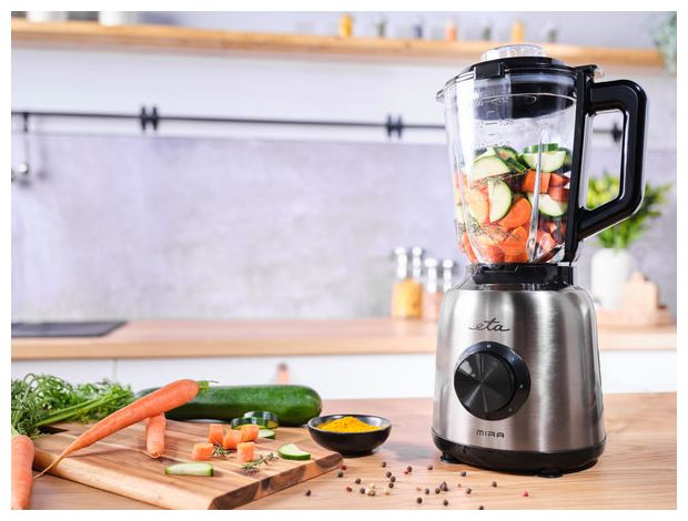 1,5 l Standmixer 3 Geschwindigkeiten 1200 W  Mira (Schwarz) 