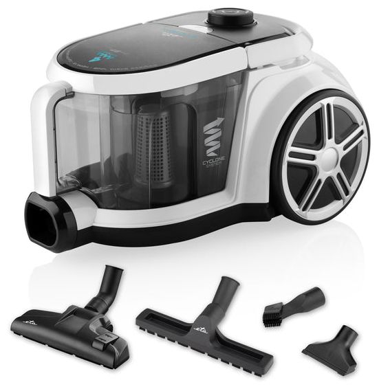 Bodenstaubsauger mit Staubbeutel 800 W HEPA  Stormy Home (Schwarz, Weiß) 
