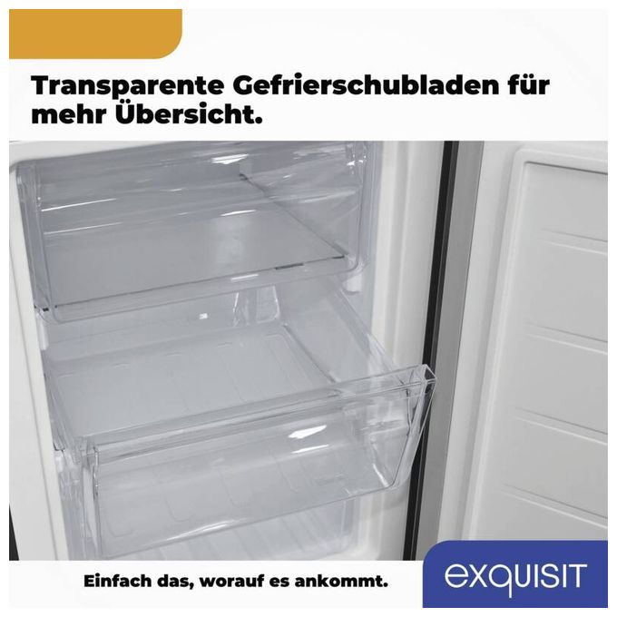 109 l / 48 l Kühl-Gefrierkombi freistehend 121 kWh Jahr  KGC231-60-E-050C (Anthrazit) 